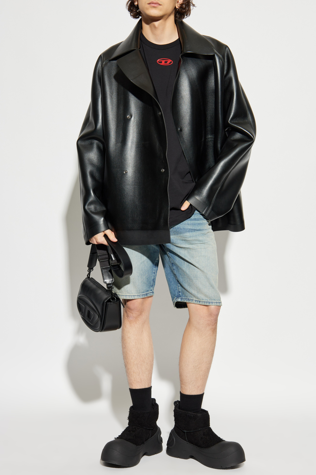 ★送料関税込★DIESEL T-ADJUST-OD クルーネック 半袖Tシャツ 楽天市場】DIESEL ディーゼル Tシャツ T-ADJUST-OD A17880 0CLBR
